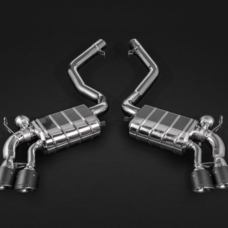 Capristo Exhaust System with Mid-Pipes and Carbon Tips for F15 & F16 BMW X5M / X6M