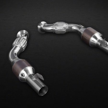 Capristo Catted Downpipes w/ Heat Blankets for Ferrari 488