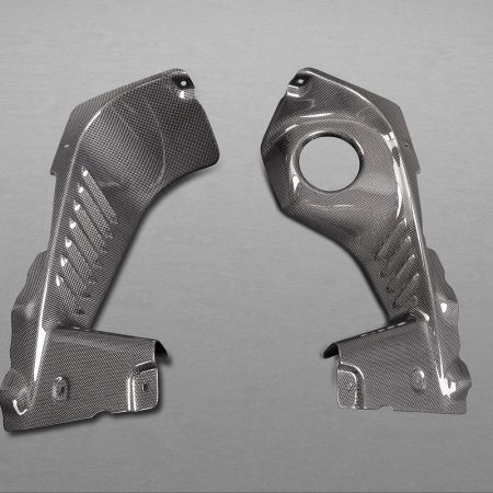 Capristo Carbon Side Engine Compartment Covers for Ferrari 458 Spider & Speciale Aperta