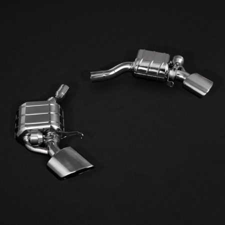 Capristo Valved Exhaust System with Mid-Pipes & Oval RS Tips for F5 Audi RS5