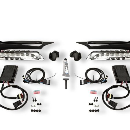 TECHART Black Daytime-Running Lights for 970.2 Porsche Panamera GTS / Turbo / Turbo S [070.180.182.009BLK]
