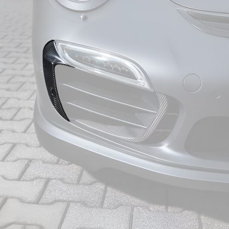 TECHART Carbon Front Bumper Grille Airblades for 991.1 Porsche 911 Turbo & S [091.121.194.009/091.121.194.009G]