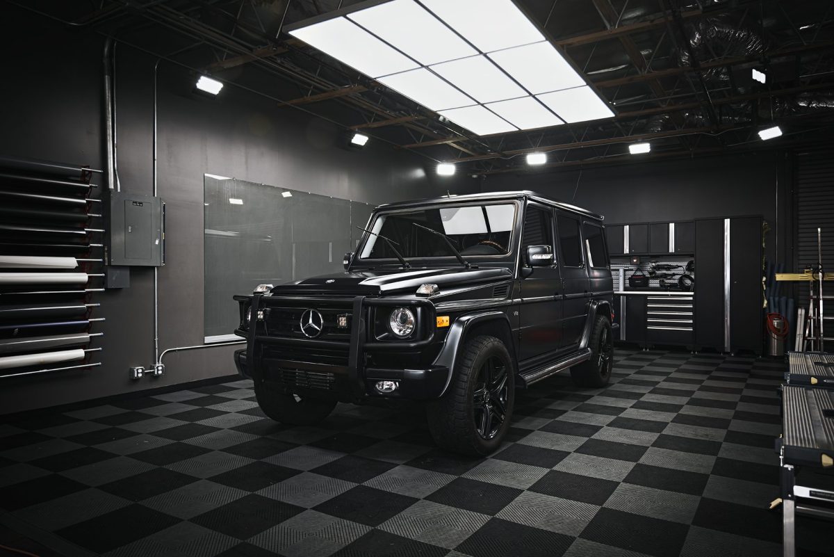 Mercedes-Benz G550 – Premium ceramic window tint, Ceramic Coating