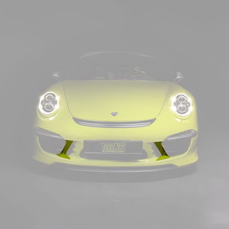 TECHART Front Bumper Aero Wings with Trim Bars for 991.1 Porsche 911 Carrera, S, 4 and 4S | Targa 4 and 4S [091.100.110.009/091.100.111.009]