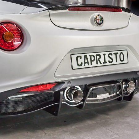 Capristo Free Flow Exhaust System w/ Carbon Diffuser for Alfa Romeo 4C [10AR04010000]
