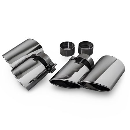TECHART Chrome Twin-Oval Exhaust Tailpipes for 95B Porsche Macan S / Turbo [B95.310.850.009]