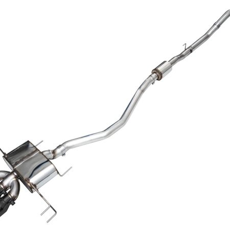 AWE Tuning Touring Edition Exhaust System w/ Triple Diamond Black Tips for FL5 Honda Civic Type R