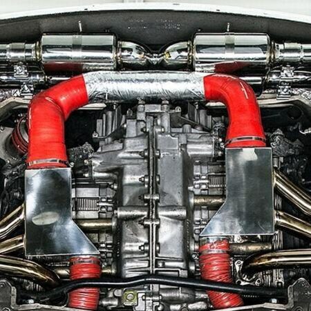 Fabspeed RSR Deluxe Round Tips for 993 Porsche 911 Carrera / 4 / 4S / S