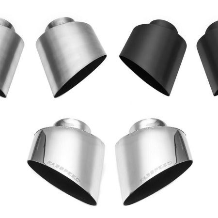 Fabspeed Single Wall Oval Bolt-On Tips for 993 Porsche 911 Carrera / 4
