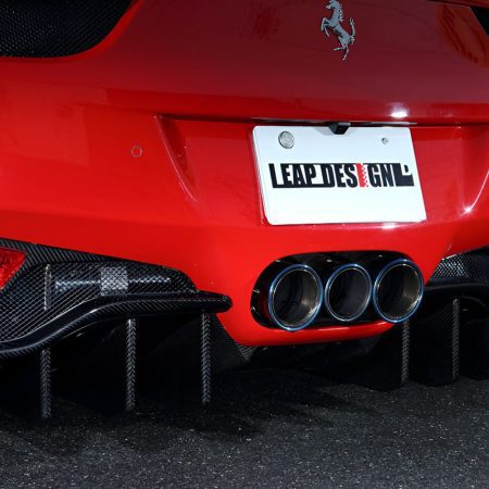 LEAP DESIGN Carbon Rear Fog Cover for Ferrari 458 Italia