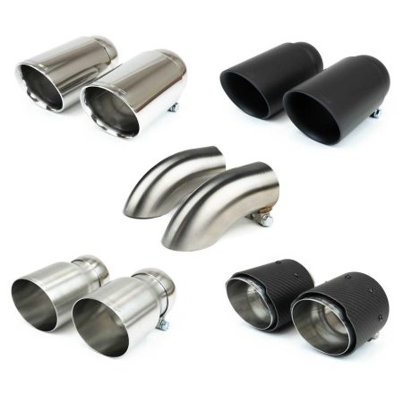 Fabspeed Deluxe Exhaust Tips for 982 Porsche 718 Boxster GTS and 718 Cayman GT4 / GT4 RS / GTS / Spyder