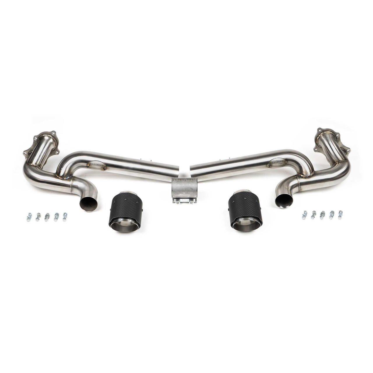Fabspeed Lightweight Competition Exhaust System for 982 Porsche 718 Boxster GTS and 718 Cayman GT4 / GTS / Spyder