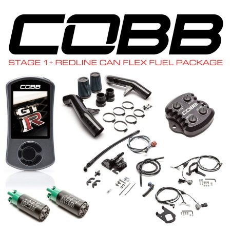 COBB Tuning Stage 1 Power Package w/ Redline Carbon Fiber Intake & Flex Fuel for R35 Nissan GT-R