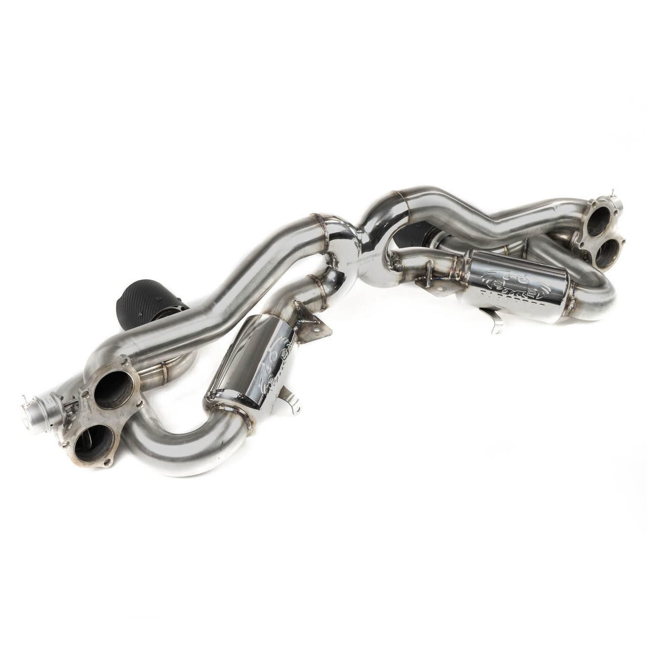 Fabspeed Valvetronic X-Pipe Exhaust System for 982 Porsche 718 Boxster GTS and 718 Cayman GT4 / GTS / Spyder