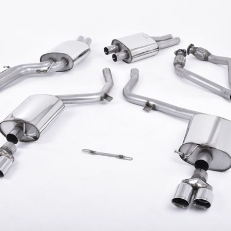 Milltek Resonated Catback Exhaust System w/ EC Approval for B8 Audi S5 Cabriolet