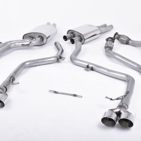 Milltek Resonated Race Catback Exhaust System for B8.5 Audi S4 / S5 Sportback