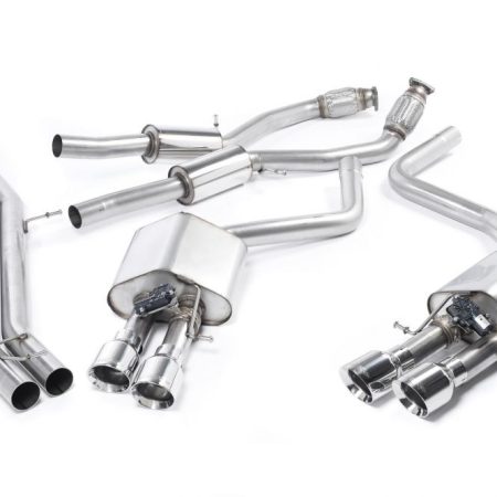 Milltek Resonated Catback Exhaust System for D4 Audi S8 Quattro