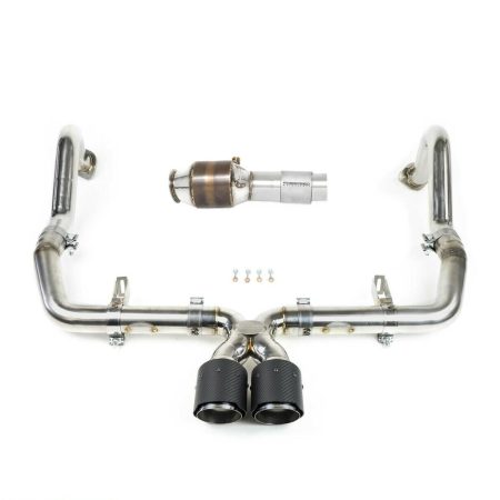 Fabspeed Maxflo Exhaust and Sport Cat Package for 982 Porsche 718 Boxster / GTS / S and 718 Cayman / GTS / S