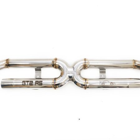 Fabspeed Center Muffler Bypass X-Pipe for 991.2 Porsche 911 GT2 RS