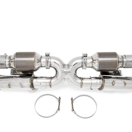 Fabspeed Modular X-Pipe w/ Sport Cats for 993 Porsche 911 Turbo & Turbo S