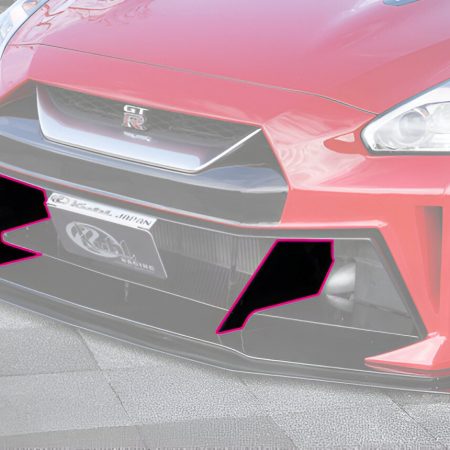 KUHL Ver. 4 GTII Front Bumper Side Duct Fins for R35 Nissan GT-R