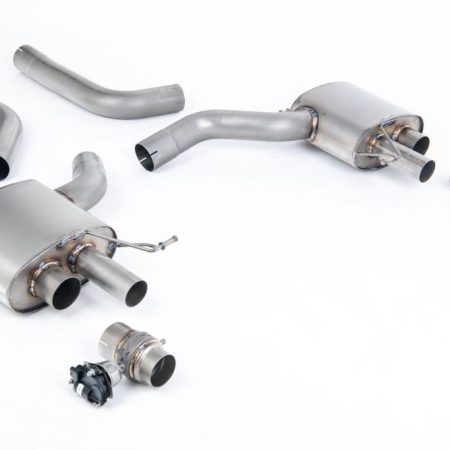 Milltek Signature Series Titanium Valved Axle-Back Exhaust System Upgrade Kit for C8 Audi RS6 / RS7