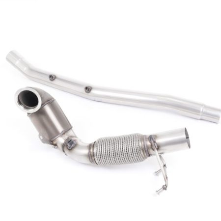 Milltek Large Bore Downpipe with Hi-Flow Sports Race Cat for 8V.2 Audi S3 Quattro / 2016+ SEAT / 2016+ Volkswagen