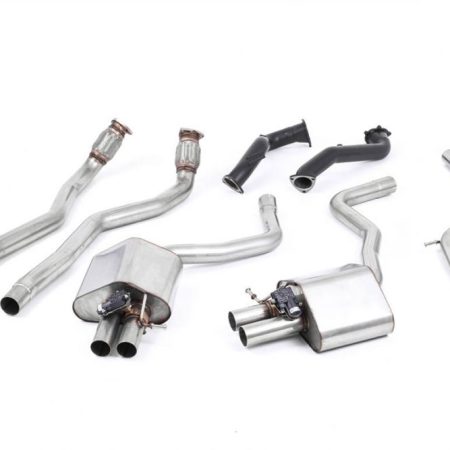 Milltek Valved Complete Exhaust System with Race Pipes for C7 Audi RS6 / RS7