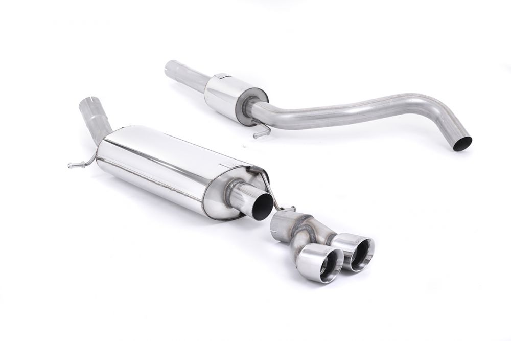 Milltek Resonated Catback Exhaust System for 8X Audi A1 (122PS & 185PS) / MK5 Volkswagen Polo GTI