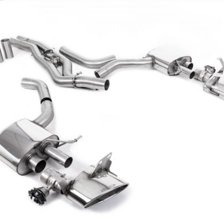 Milltek Valved Front-Silencer-Back Exhaust System w/ EC Approval for C8 Audi RS6 & RS7