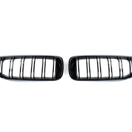 AutoTecknic Glazing Black Dual-Slat Front Grille Set for G29 BMW Z4