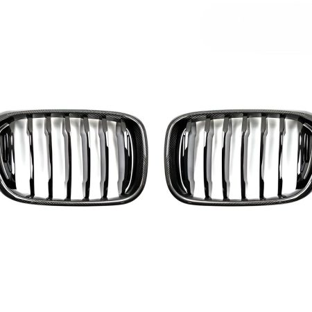 AutoTecknic Carbon Replacement Front Grille Set for G01 / G02 BMW X3 and X4