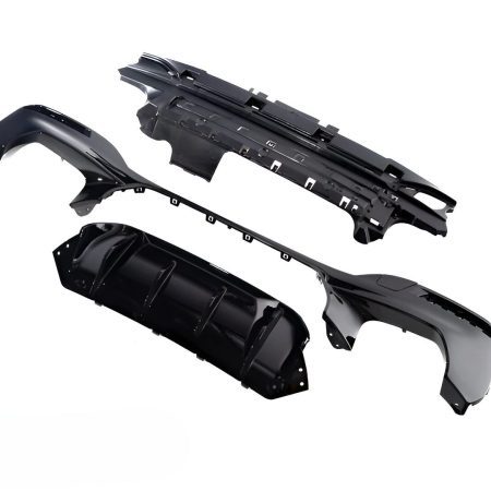 AutoTecknic Gloss Black M-Inspired Rear Diffuser Retrofit Kit for G30 BMW 5 Series