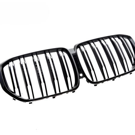 AutoTecknic Glazing Black Dual-Slat Front Grille for G05 BMW X5