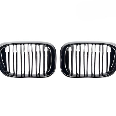 AutoTecknic Glazing Black Dual-Slat Front Grille Set for G0X BMW X3 / X4 (pre-facelift)