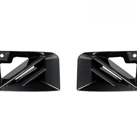 AutoTecknic Dry Carbon Corsa Front Air Inlet Trim Set for G87 BMW M2