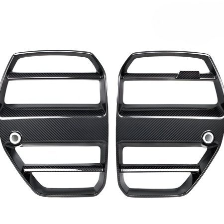 AutoTecknic Dry Carbon V1 Podium Front Grille Set for G8X BMW M3 / M4