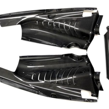 Exotic Car Gear Carbon 3-Piece Engine-Bay Set for Ferrari 488 GTB / 488 Pista / F8 Tributo [ECG-FER-488EBP3]