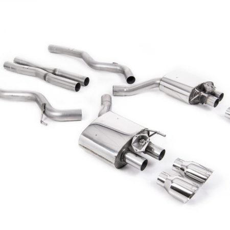Milltek Valved & Non-Resonated Catback Exhaust System for S550 Ford Mustang GT (facelift)