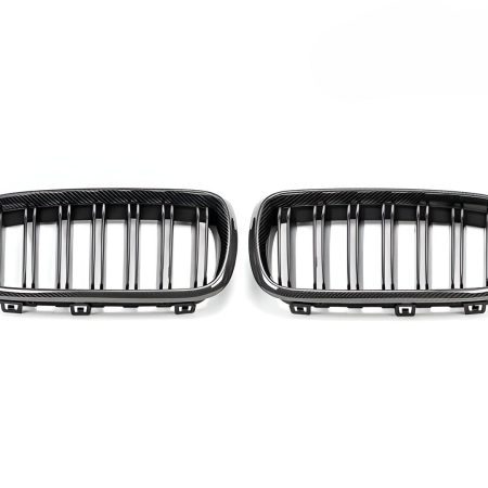 AutoTecknic Carbon Dual-Slats Front Grille Set for FXX BMW X5 / X5M / X6 / X6M