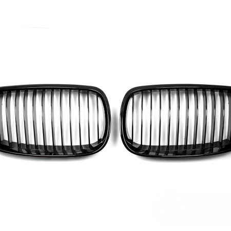 AutoTecknic Glazing Black Front Grille Set for E9X BMW 3 Series / M3