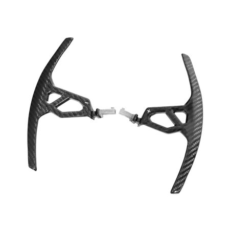 Exotic Car Gear Carbon GT-Style Shifter Paddles for LP580-2 / LP610-x / LP640-x Lamborghini Huracan, Evo, STO and Tecnica [ECG-LAM-HUGTPS-2X/ECG-LAM-HUGTPS-FO]