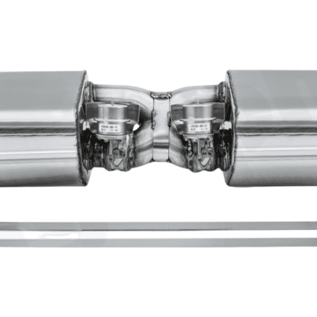 CARGRAPHIC Valved Center Silencer for 991.1 Porsche 911 Carrera / 4 / 4S / GTS / S