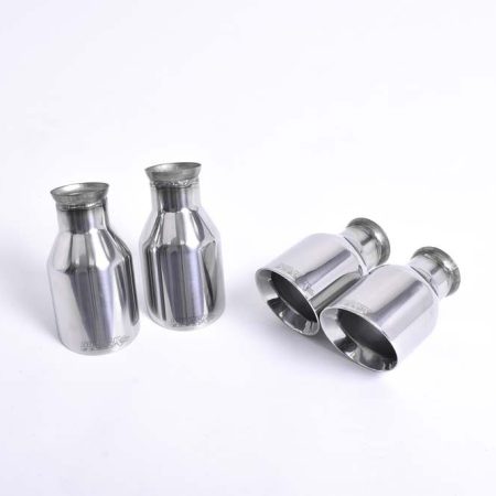 Milltek Polished Cup Trim Assembly for 958.1 Porsche Cayenne Turbo