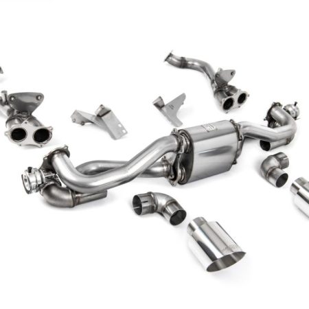 Milltek Valved & Resonated Particulate-Filter-Back Exhaust System with GPF / OPF Bypass for 982 Porsche 718 Boxster GTS 4.0 and Cayman GT4 (manual, post-Feb)