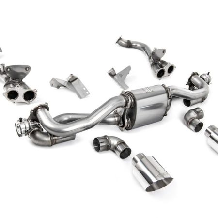 Milltek Valved Particulate-Filter-Back Exhaust System with GPF / OPF Bypass for 982 Porsche 718 Boxster GTS 4.0 and Cayman GT4 (PDK, post-Feb)