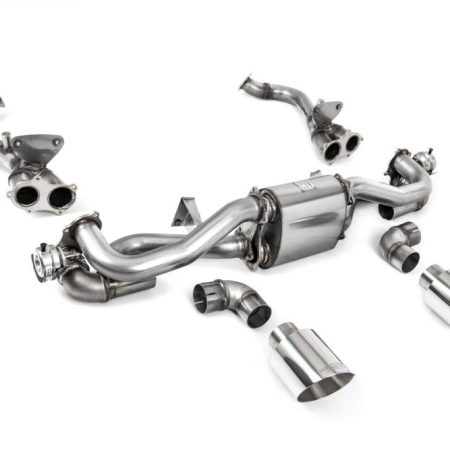 Milltek Valved Particulate-Filter-Back Exhaust System with GPF / OPF Bypass for 982 Porsche 718 Cayman GT4 (pre-Feb)