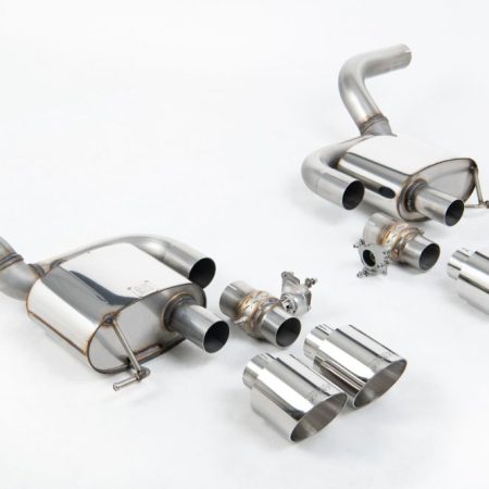 Milltek Valved & Non-Resonated Rear Silencers for 95B.2 Porsche Macan GTS / Turbo