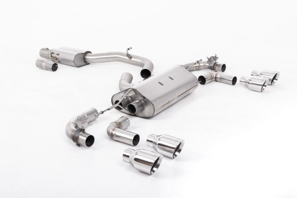 Milltek Valved & Resonated Race Catback Exhaust System for MK7.5 Volkswagen Golf R