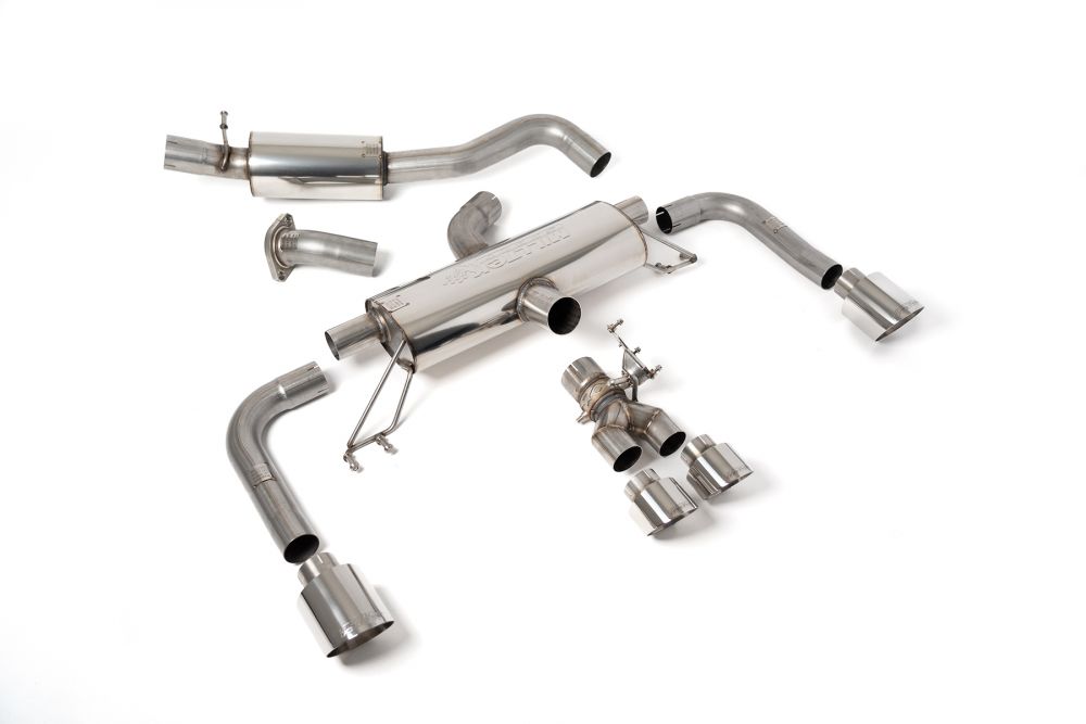 Milltek Valved Secondary Catback Exhaust System for GZEA14 Toyota GR Corolla